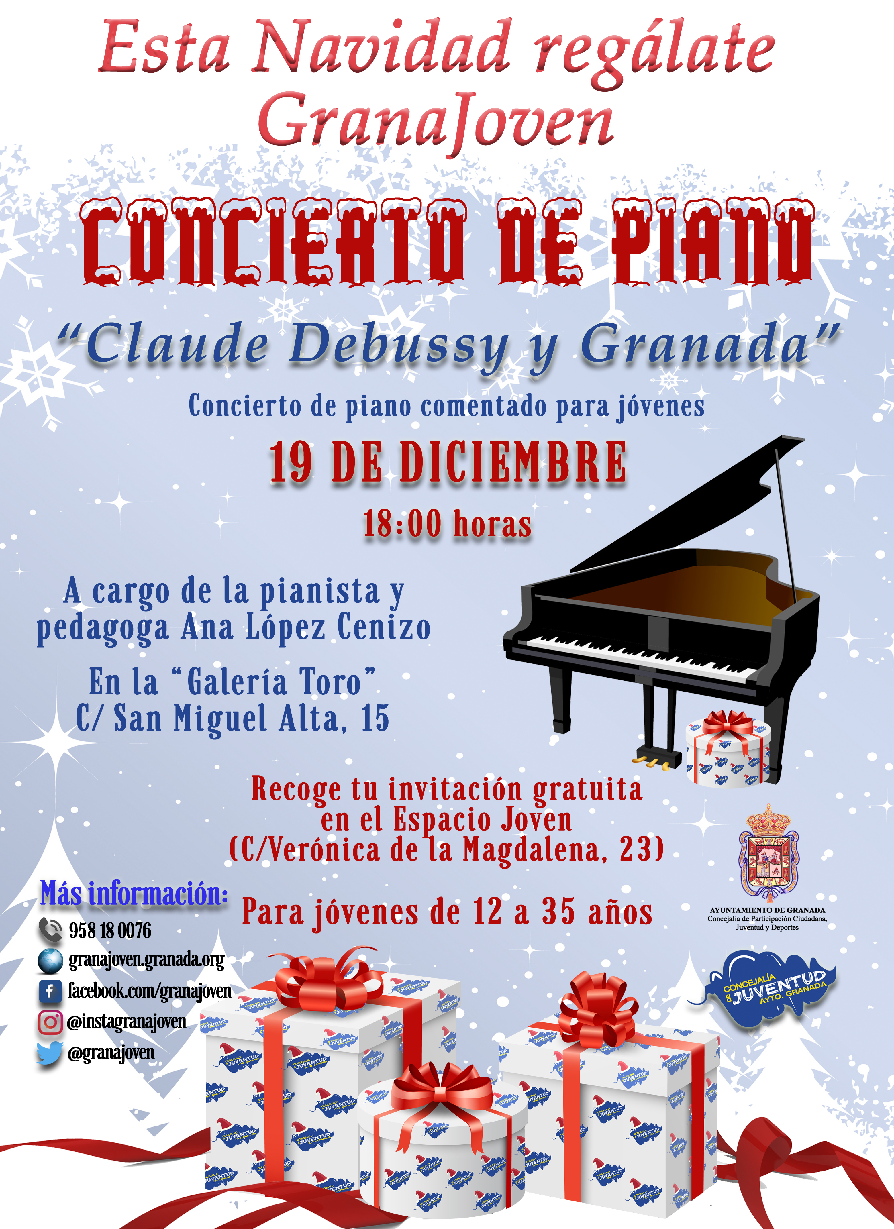 Navidad. Concierto de Piano de Ana Lopez Cenizo